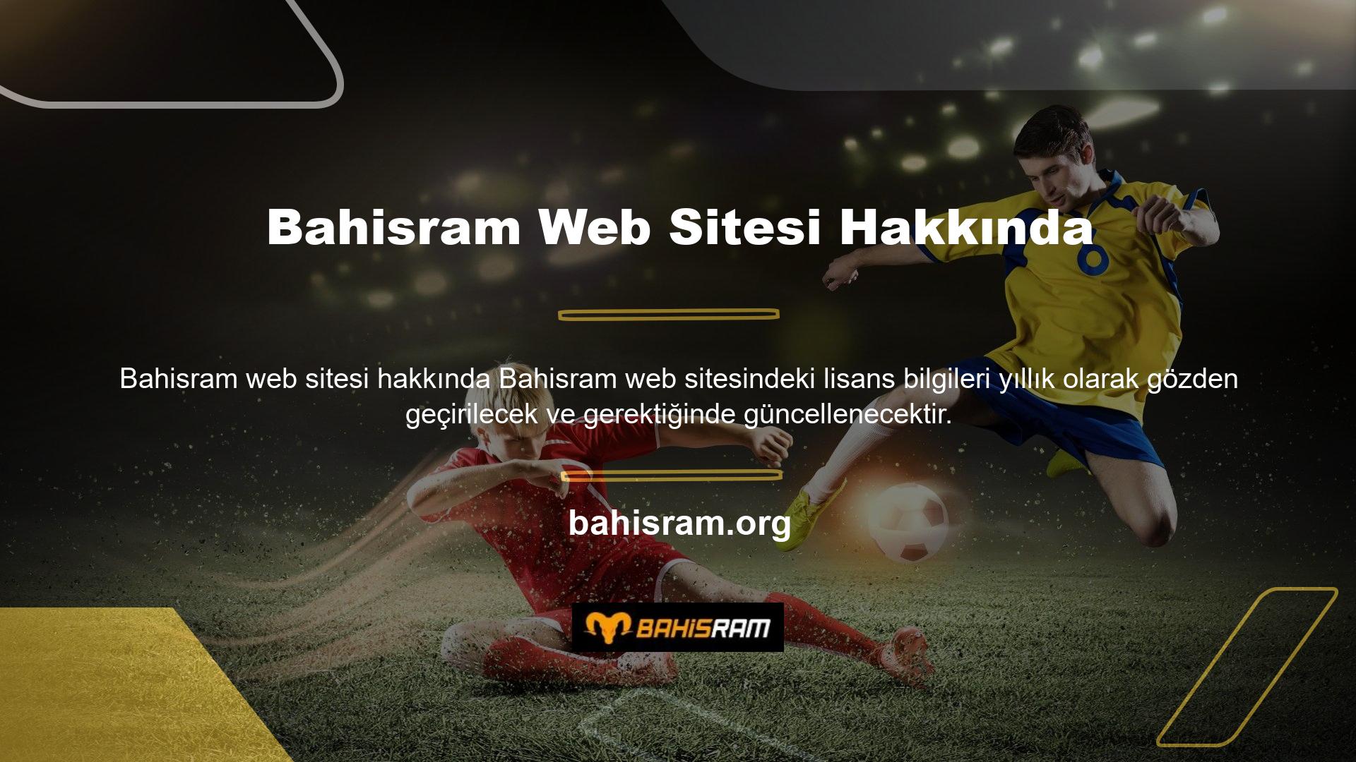 Yetkili ve güvenilir Bahisram web sitesinde kullanıcıların erişim prosedürünü kolayca tamamlayabilmeleri için özel bir altyapı oluşturulmuştur